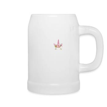 Sei Du selbst, außer Du kannst ein Einhorn sein - Bierkrug - Weiß - Rechts