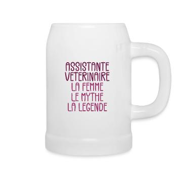 Veterinary Assistant - Beer Mug - white - Right
