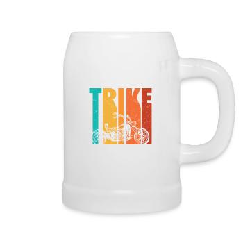 Cadeaux pour trikers - Chope en céramique - blanc - Droite
