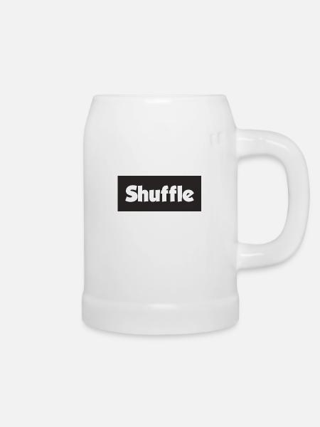 Shuffle - Bierkrug - Weiß