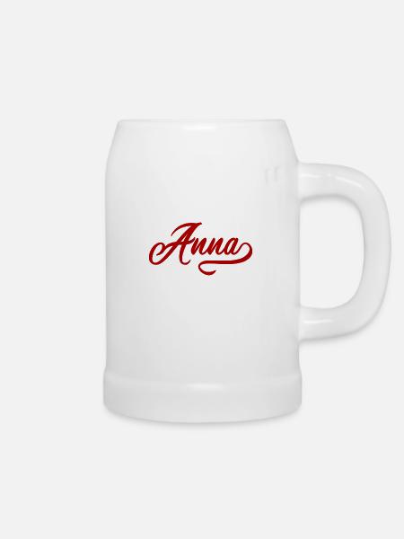 Anna Jahrgang - Bierkrug - Weiß
