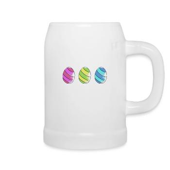 Les oeufs de Pâques oeufs de ostern75 Oeufs - Chope en céramique - blanc - Droite