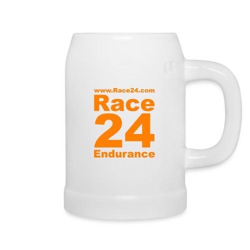 Race24 Logo in Orange - Beer Mug