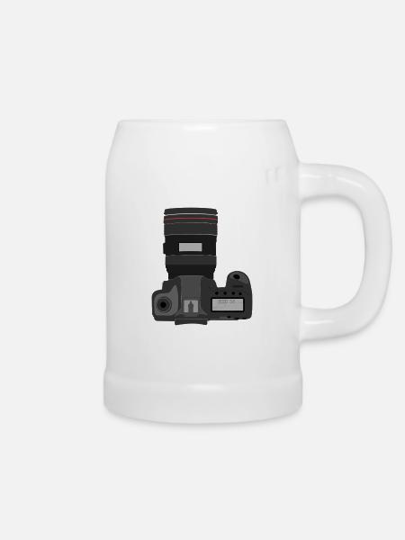 Spiegelreflex Kamera Geschenkidee Sonderangebot - Bierkrug - Weiß