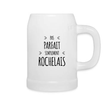 Nicht perfekt, einfach Rochelais - Bierkrug - Weiß - Rechts