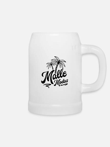malle modus palm - Bierkrug - Weiß