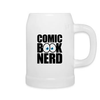 Nerd de bande dessinée - Chope en céramique - blanc - Droite