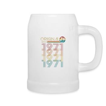 Original depuis 1971 anniversaire rétro - Chope en céramique - blanc - Droite