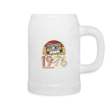 Né en 1976 45e anniversaire rétro - Chope en céramique - blanc - Droite