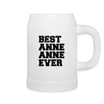 Best Anneanne Ever Türkiye Türkei Oma Omi Türkisch - Bierkrug - Weiß - Rechts