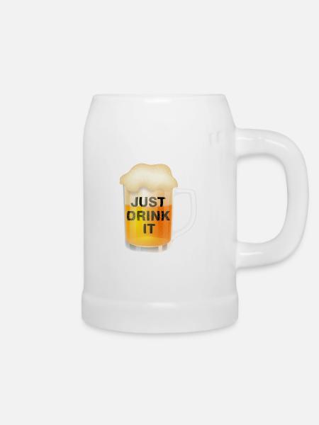 Bierglas - Bierkrug - Weiß