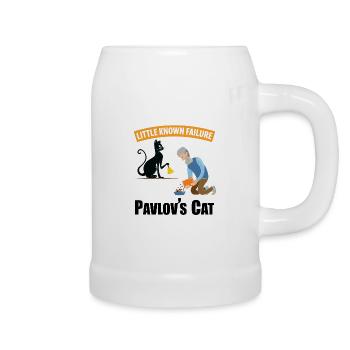Le chat de Pavlov échec peu connu Psychologie drôle - Chope en céramique - blanc - Droite