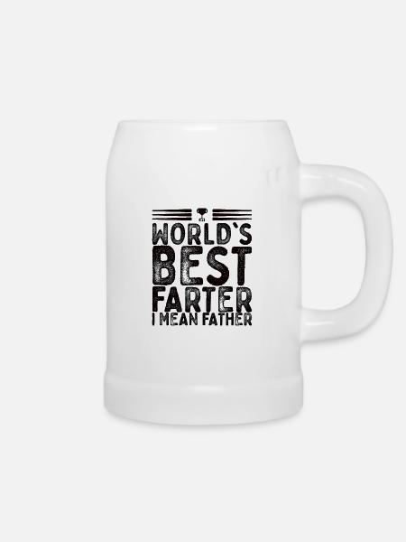 Best Father - Bierkrug - Weiß