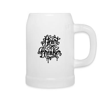 HeartBreaker - Chope en céramique - blanc - Droite