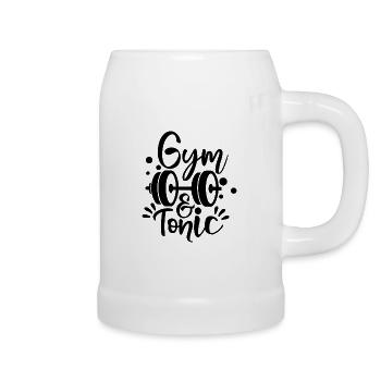 Gym Tonic - Bierkrug - Weiß - Rechts