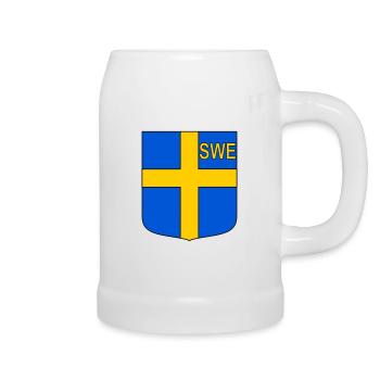 ENG shield - Beer Mug - white - Right