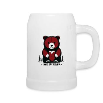 Me is Bear - Beer Mug - white - Right