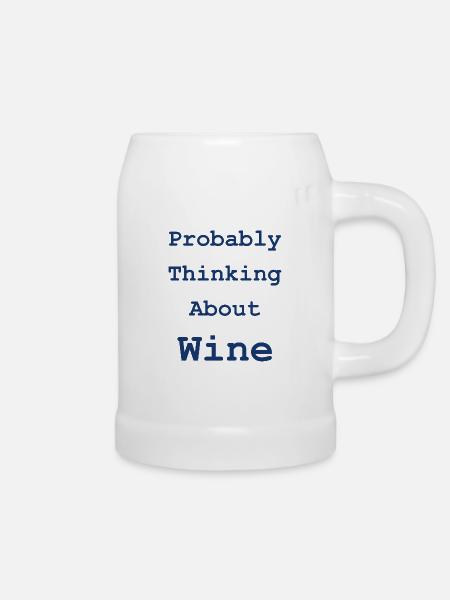 Ich spreche fließend Wein - Bierkrug - Weiß