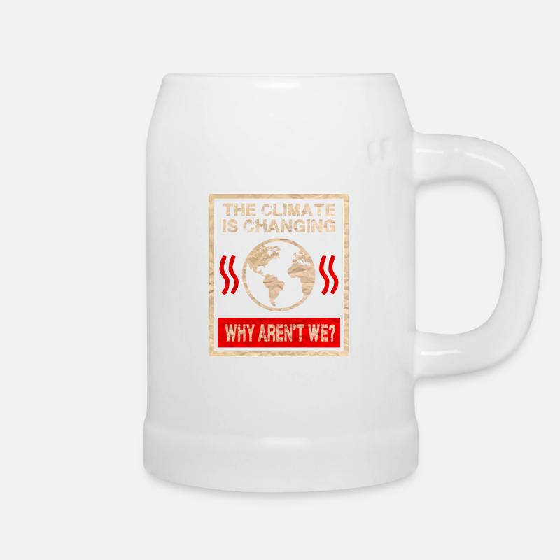 Climate change - Beer Mug - white