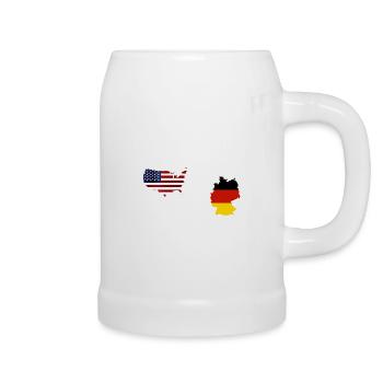 Distanz bedeutet so wenig, wenn jemand viel bedeutet - Bierkrug - Weiß - Rechts