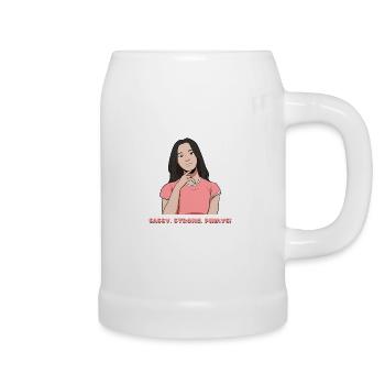 Philippinen Filipina Flagge Dalagang I Geschenk - Bierkrug - Weiß - Rechts