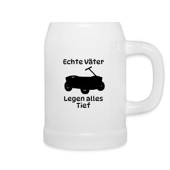 Echte Väter Tief - Bierkrug - Weiß - Rechts