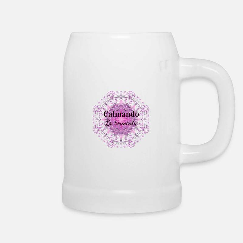 Calming the Storm - Beer Mug - white