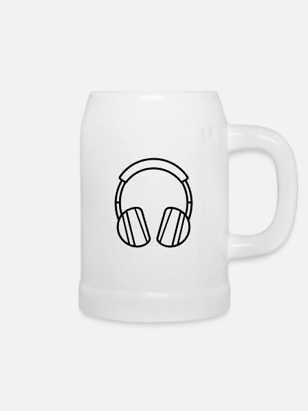 Gaming-Headset - Bierkrug - Weiß