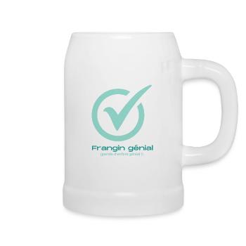 Frangin génial - Chope en céramique - blanc - Droite