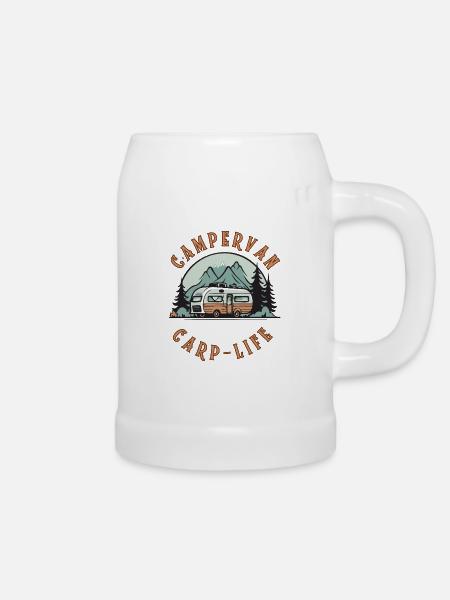 Van life - Bierkrug - Weiß
