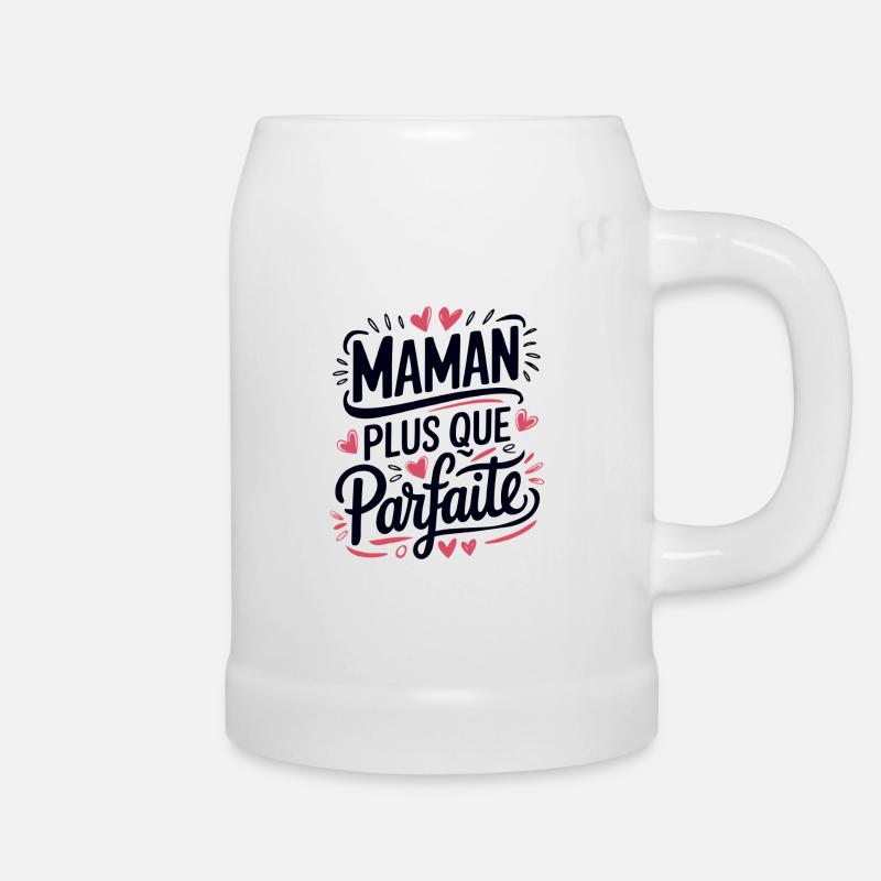 Mehr als perfekte Mama - Bierkrug - Weiß