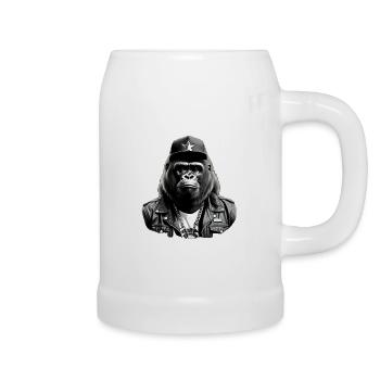 Georg the Gorilla - Bierkrug - Weiß - Rechts