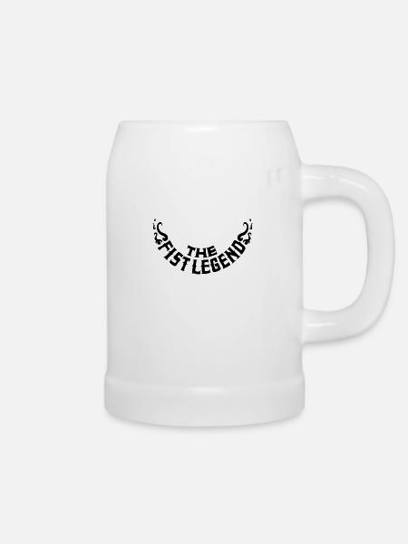 The Fist Legend - Bierkrug - Weiß
