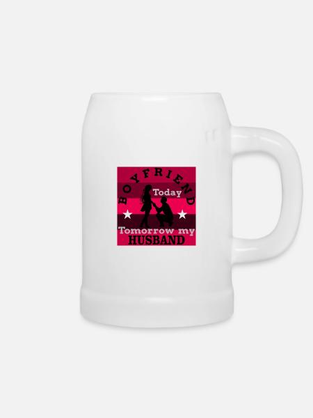 Freund Freundin - Bierkrug - Weiß