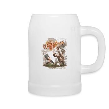fußball sonne vintage jungs jungen boy must have - Bierkrug - Weiß - Rechts