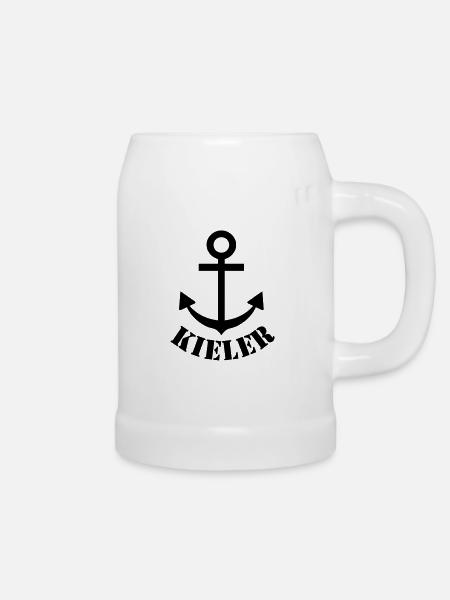 kieler - Bierkrug - Weiß