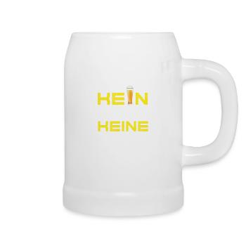 kein alkohol fußball bier trinken party spruch LOL - Bierkrug - Weiß - Rechts