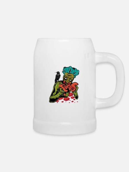 Zombie - Bierkrug - Weiß