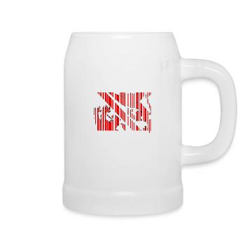 Born in Winterthur - Beer Mug - white - Right
