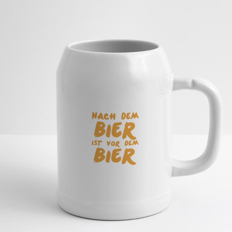 Nach dem Bier ist vor dem Bier Geschenkidee Bierkrug
