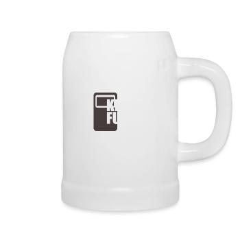 KETO getankt - Bierkrug - Weiß - Rechts