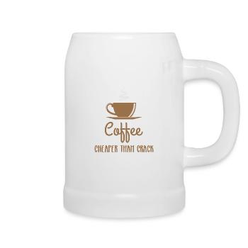 Coffee - Addiction - Coffee Cup - Coffee Pot - Coffee - Beer Mug - white - Right