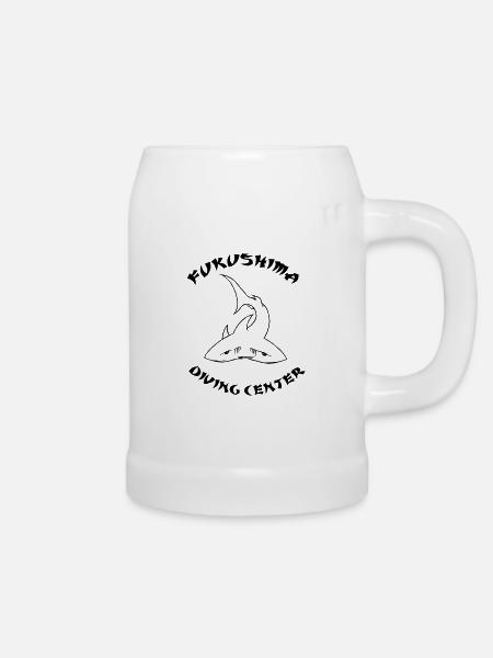 fukushima Tauchzentrum - Bierkrug - Weiß