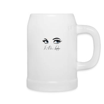 je fais des cils - Chope en céramique - blanc - Droite
