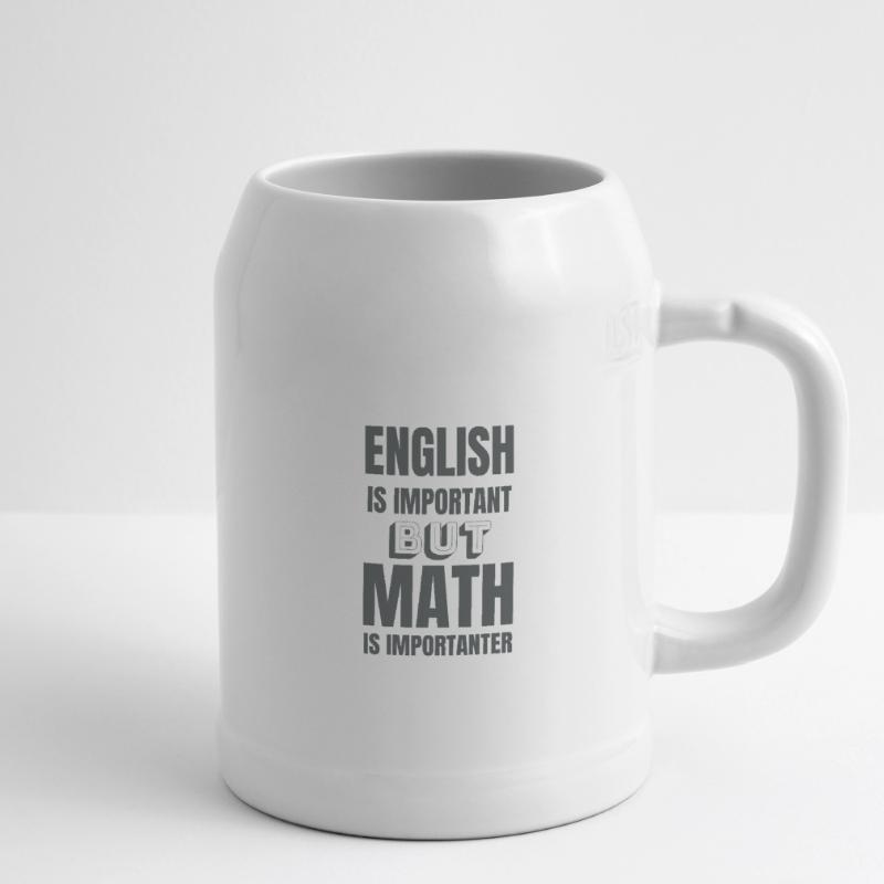 Math teacher mathematician math student gift idea Beer Mug