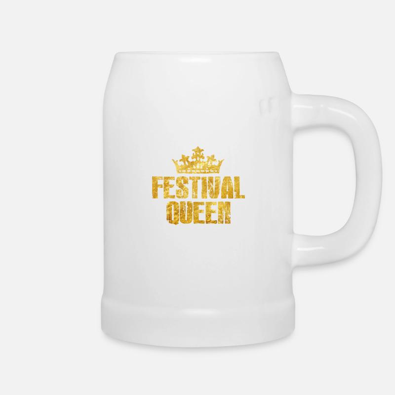 Festival Queen - Bierkrug - Weiß
