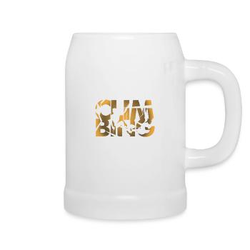 Escalade alpinisme sport cadeau passion - Chope en céramique - blanc - Droite
