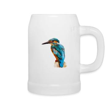 Oiseau de glace - Chope en céramique - blanc - Droite