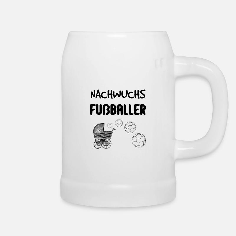Nachwuchs Fußballer Geschenkidee Geburt Nachwuchs - Bierkrug - Weiß