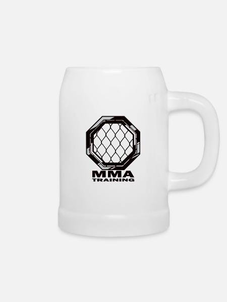 MMA - Bierkrug - Weiß